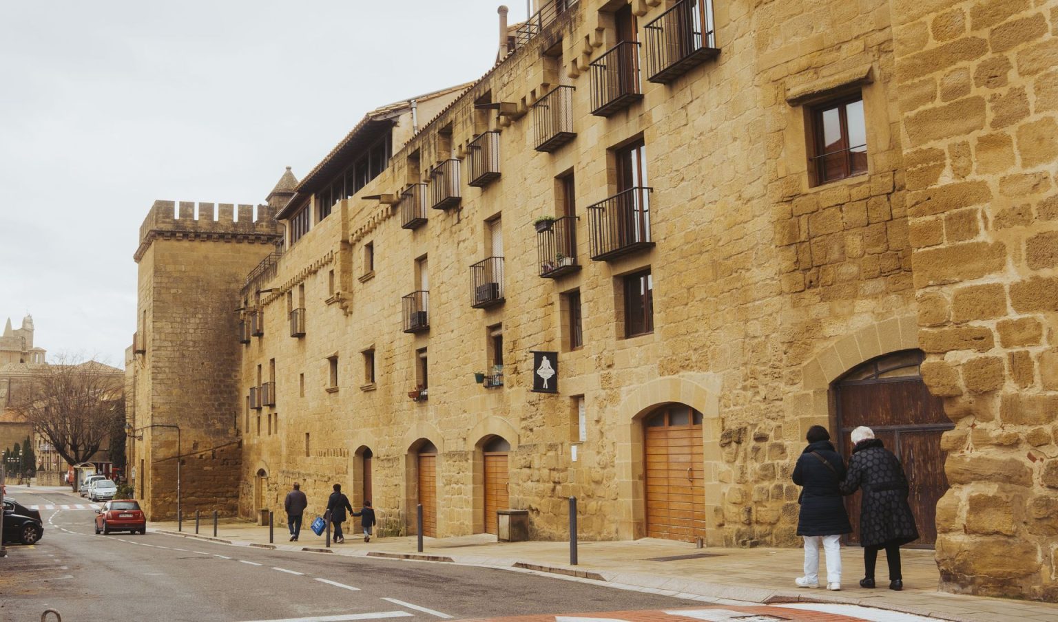 Muralla de la villa medieval de Laguardia, en el corazón de Rioja Alavesa